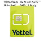 ÚJ!!! Yettel-es (Telenor-os, Pannon-os) normál-micro SIM kártya Könnyű hívószámmal !!! fotó