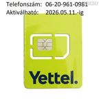 ÚJ!!! Yettel-es (Telenor-os, Pannon-os) normál-micro SIM kártya Könnyű hívószámmal !!! fotó