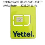 ÚJ!!! Yettel-es (Telenor-os, Pannon-os) normál-micro SIM kártya Könnyű hívószámmal !!! fotó