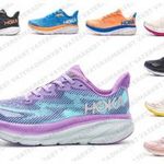 Új HOKA ONE ONE CLIFTON 9 Női Férfi Gyerek Unisex Cipő Utcai Sportcipő Futócipő 36-45 INGYEN POSTA fotó