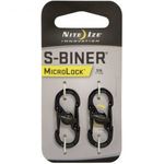 NITE Ize NI-LSBM-01-2R3 Karabíner MicroLock S-Biner 2 35 mm x 15 mm x 7 mm 2 db fotó