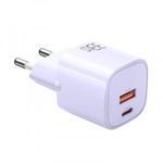 Mcdodo USB-A + USB-C hálózati töltő GaN 33W lila (CH-0155) (CH-0155) fotó