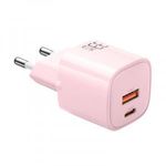 Mcdodo USB-A + USB-C hálózati töltő GaN 33W pink (CH-0156) (CH-0156) fotó