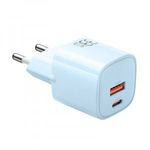 Mcdodo USB-A + USB-C hálózati töltő GaN 33W kék (CH-0154) (CH-0154) fotó