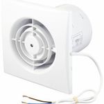 Fali- és mennyezeti ventilátor 230 V/AC 130 m?/óra Ø 100 mm, Sygonix SY-5233254 fotó