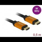 Delock Ultra nagy sebességű HDMI kábel 48 Gbps 8K 60 Hz 0, 5 m /85726/ (delock-85726) fotó