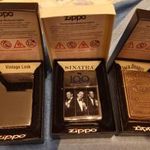 Zippo öngyújtók...Frank Sinatra, Vintage Look!!! (Nem voltak töltve 1-szer sem!!!!) fotó