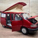 Volkswagen T4b Westfalia Camper Schuco 1/18 1: 18 lakóautó modell fotó