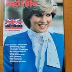 British Airways fedélzeti magazin 1981 - Diana hercegnő a címlapon / Princess Diana cover photo fotó