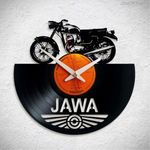 Jawa 350 - motorkerékpár – bakelit falióra fotó