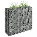 horganyzott acél gabion magaságyás 90 x 30 x 90 cm fotó