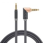 Audio kábel XF03, jack 3, 5 mm AUX, 1.8 méter, szürke fotó