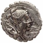 Római Köztársaság - Ti. Claudius Nero Denarius TI CLAVD TI F AP N/LXXIIII Syd: 770a (Ag) 3, 46 g VF+ fotó