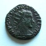 Római Gordianus III súlycsökkentett provinciális sestertius 6, 4gr/20mm R014 fotó