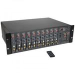 OMNITRONIC RM-1422FXA USB Rack Power Mixer fotó