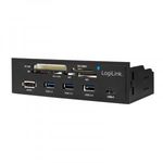 Logilink belső USB 3.0 HUB kártyaolvasóval fekete (UA0341) (UA0341) fotó