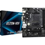 ASRock A520M-HDV 90-MXBE50-A0UAYZ Alkatrész Alaplap fotó