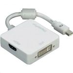 Hama mini DisplayPort apa -> DisplayPort / HDMI / DVI-I anya adapter (53245) (53245) fotó