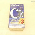 3db Sony 240 perces VHS kazetta ( bontatlan fóliás ) fotó