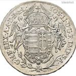 II József 1782 B 1/2 tallér, kiváló fotó