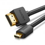 UGREEN HD127 Micro HDMI - HDMI 4K 3D kábel 1, 5 m, fekete (30102) (UG30102) fotó