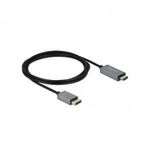 Delock DisplayPort v1.4 - HDMI kábel 2.0m Fekete (85929) fotó