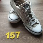 (157.) Converse alacsony szárú 44, 5-es tört fehér tornacipő. Használt! fotó