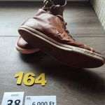 (164.) Converse magas szárú, 38-as barna, bőr tornacipő. Használt! fotó