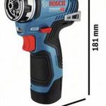 Bosch Professional Akkus fúrócsavarozó 12 V Lítiumion fotó