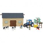 Jamara 10 darabos Új Holland Farmer Figura szett tehenekkel (1: 32) (460533) fotó