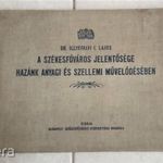 Budapest adattár Székesfőváros jelentősége, 1940 - helytörténet, statisztika, ábrák, diagramok fotó