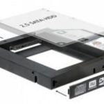 DeLock Slim SATA 5, 25" Installation Frame for 1 x 2, 5" SATA HDD up to 12, 5mm 61993 fotó