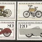 1983 HISTORISCHE MOTORRADER - JÁRMŰ, MOTOR, - BUNDESPOST NÉMET BÉLYEG SOR** 5 EURO -283.- fotó