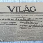 Világ újság 1945.8.5 - Zsidó hírek, holokauszt: 17.000 ember menekülése a Gunskircheni haláltáborból fotó