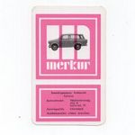 1969 MERKUR Személygépkocsi Értékesítő Vállalat TRABANT Universal kártyanaptár fotó