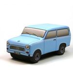 Plüss Trabant 601 Kombi fehér fotó