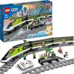 Lego City Expresszvonat vasútállomás sinek minifigurák távirányítós vonat szerelvény 60337 Akció ÚJ fotó