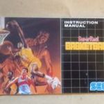 Super Real Basketball - Sega Mega Drive kézikönyv fotó