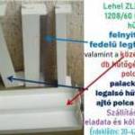 hűtőgép ajtópolcok Lehel ZLK 280 1280/60 típusból eladóak fotó