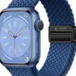 Tech-Protect NYLONMAG óraszíj sötétkék, Apple Watch 42mm / 44mm / 45mm / 49mm készülékhez - TECH-PRO fotó