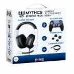 KONIX - MYTHICS PS5 Kezdő csomag (Fejhallgató + Skin +Thumb Grips + Töltő kábel), Fekete fotó