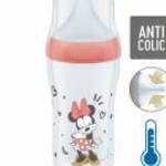 Baba cumisüveg NUK Perfect Match MICKEY Temperature Control 260 ml red fotó