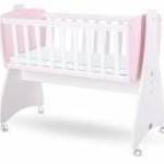 Lorelli First Dreams ringatható bölcső 105x55 - White / Orchid Pink New fotó