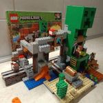 LEGO Minecraft 21155 A creeper barlang, HIÁNYTALAN, füzettel HATALMAS DARAB fotó