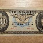 50- FORINT 1951 NAGYON SZÉP ÁLLAPOTBAN. RR! fotó