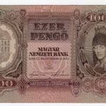 Magyarország 1000 Pengő 1943 Unc fotó