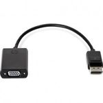 HP Displayport -> VGA M/F adapter 0.2m fekete (F7W97AA) fotó