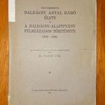 Végvezekényi Baldácsy Antal báró élete és a Baldácsy-alapitvány... (OL4) fotó