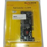 Delock 4xSATA Raid vezérlő PCI fotó