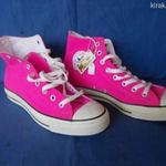 42-es pink Converse magas szárú vászon tornacipő cipő ÚJ ! fotó